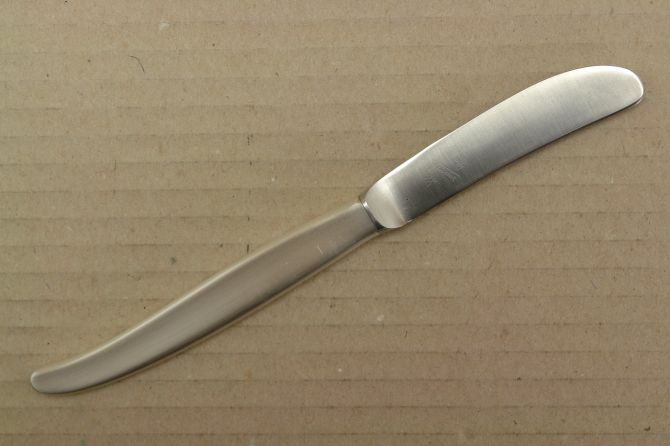 WMF Stockholm versilbert 90 Dessertmesser gebogen