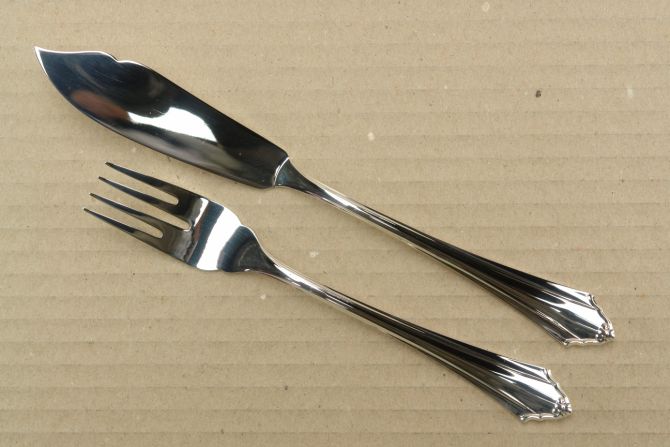 BSF Friederike 800 Silber Fischbesteck 1 Person