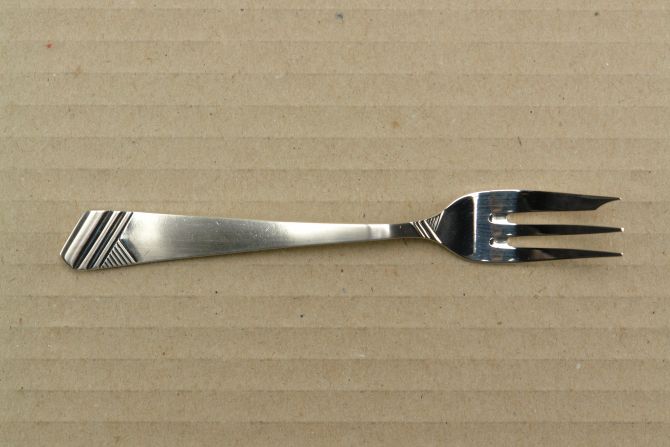 Oka 129 Paris Art Deco versilbert 90 Kuchengabel 13,8cm