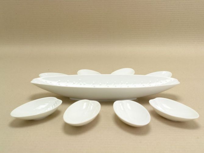 Rosenthal Blattschale Set Tapio Wirkkala 36,5