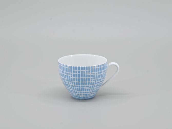 Arzberg 2000 Bastdekor blau Kaffeetasse Obere