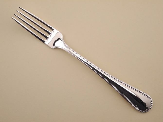 Wilkens Perlstab Louis XVI 90 versilbert Tafelgabel