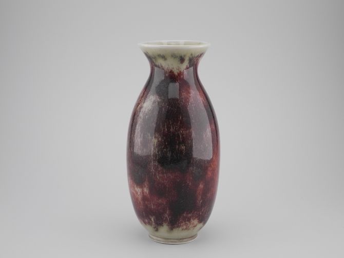 Gerda Conitz Keramik Vase 822 WMF IKORA dunkel