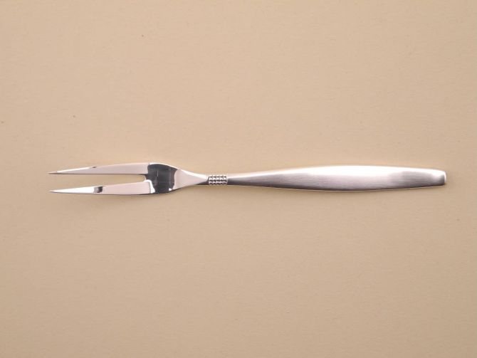 Konfektgabel servierteil vintage alte Serie Dänisch Perl 90 90er versilbert Auflage BSF Silberbesteck