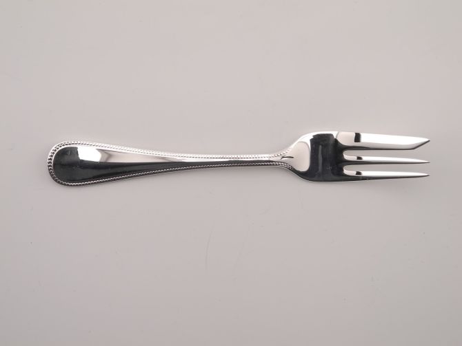 Auerhahn Perl 90 versilbert Kuchengabel