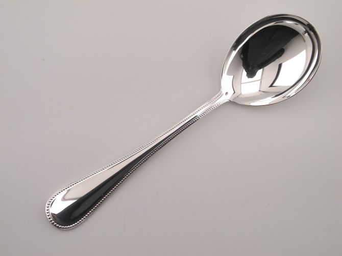 Auerhahn Perl 90 versilbert Kartoffellöffel