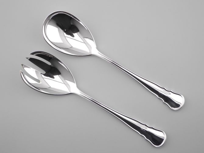 BSF 88 Chippendale 90 versilbert Salatbesteck