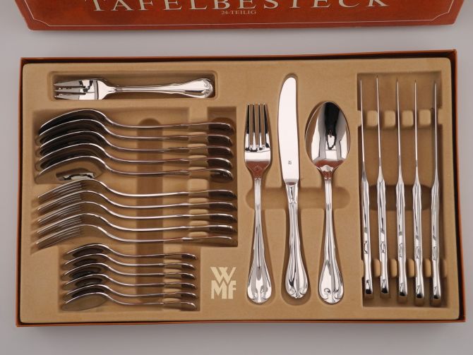 WMF Flämische Gilde/Bregenz cromargan Komplettbesteck Etui
