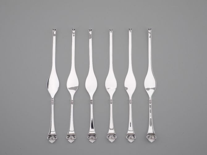 Robbe & Berking Rosenmuster 800 Hummerstift Set