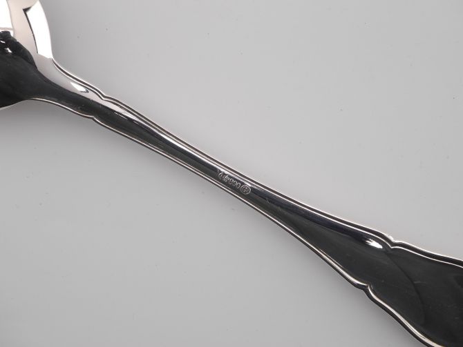 Gebrüder Reiner Seckenrand 800 Silber Tafellöffel