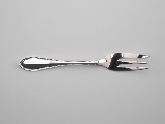 Gebrüder Reiner Seckenrand 800 Silber Kuchengabel
