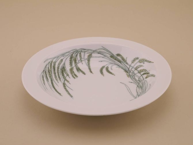 Suppenteller vintage alte Serie Modell Duo mit Dekor Indian Rice von Rosenthal Porzellan