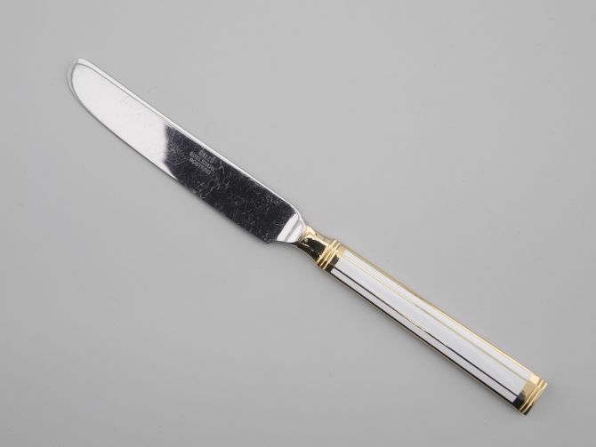 Gallo Cloisonne Gold weiss Tafelmesser
