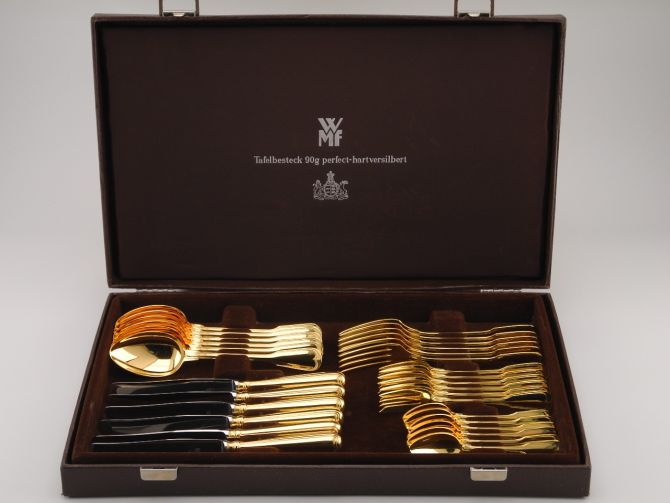 WMF Augsburger Faden Gold Komplettbesteck