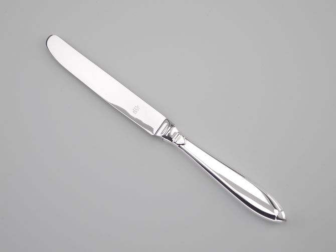 Speisemesser Tafelmesser aus der Serie Anthea 90 Auflage versilbert von BSF