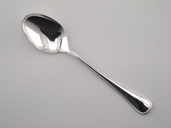 BSF Perlrand 800 Silber Tafellöffel