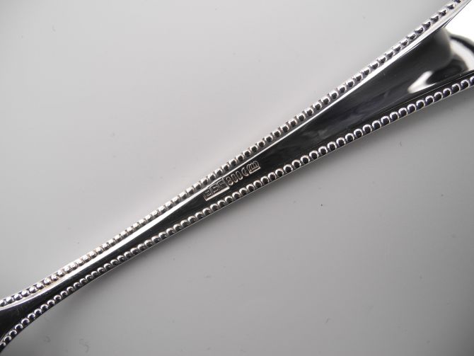 BSF Perlrand 800 Silber Tafellöffel