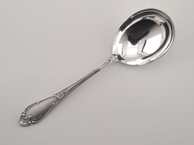 BSF 98 Rokoko Louis XV versilbert Kartoffellöffel