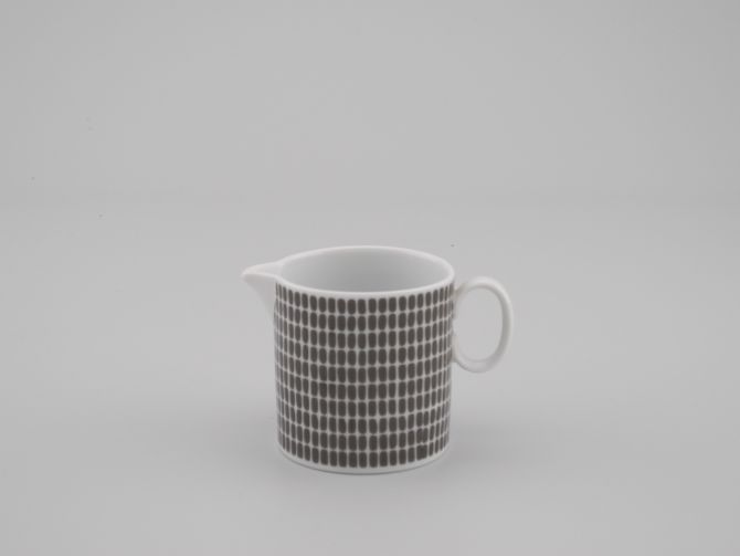 Milchkännchen mit grafischem Dekor Onyx aus der Serie Medaillon vintage design Baumann für Thomas