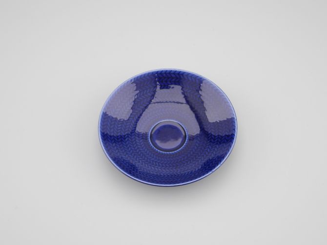 Rörstrand Blue Fire Kaffeetasse Untere blau