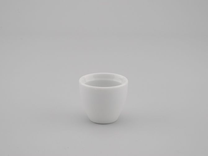 Thomas Medaillon uni weiss Eierbecher