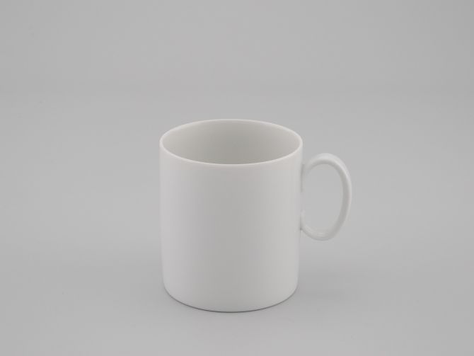 Thomas Medaillon uni weiss Kaffeetasse Obere