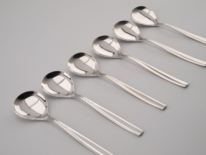 WMF London cromargan Eislöffel Set