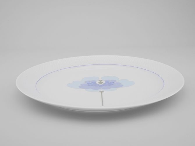 Rosenthal Century blaue Blume Platzteller