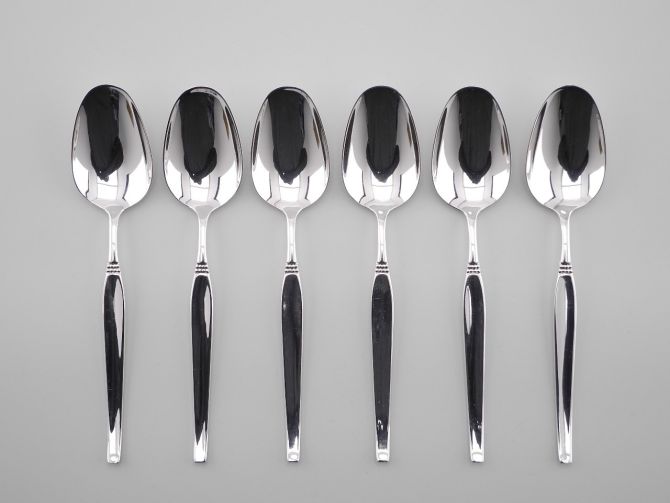 Robbe & Berking Royal 800 Silber Dessertlöffel Set