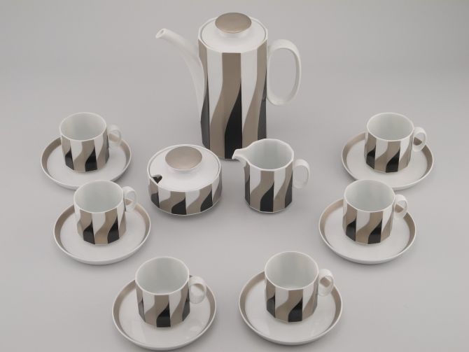 Rosenthal Polygon Melos Mokkaservice