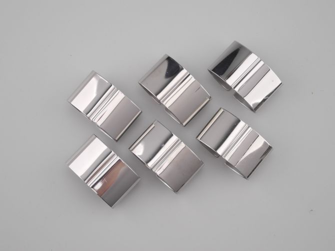 WMF Maxim`s de Paris Cromargan 6 Serviettenringe