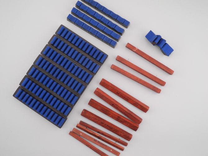 Besteckhalter Set blau 100 Teile