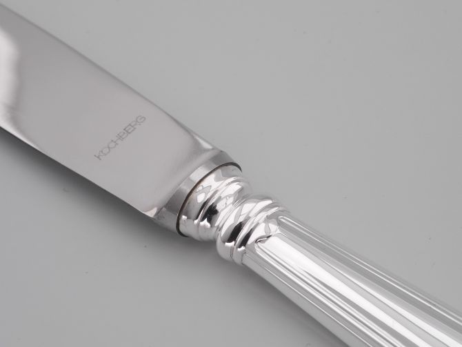 Kochberg Altfaden 800 Silber Tafelmesser pol