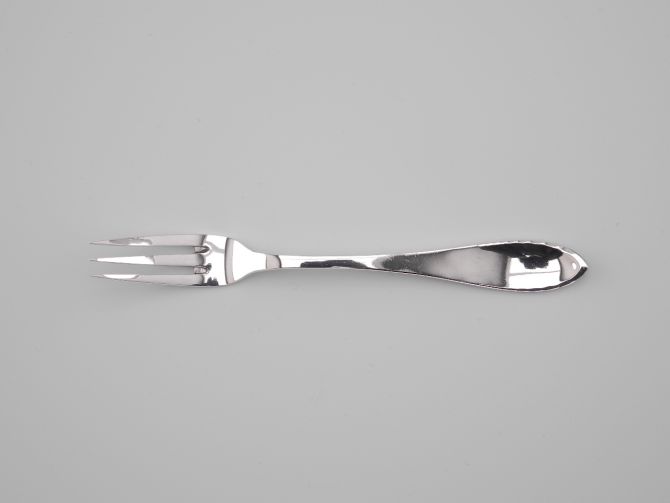 Gebrüder Reiner Mayrhofer 800 Silber Obstgabel