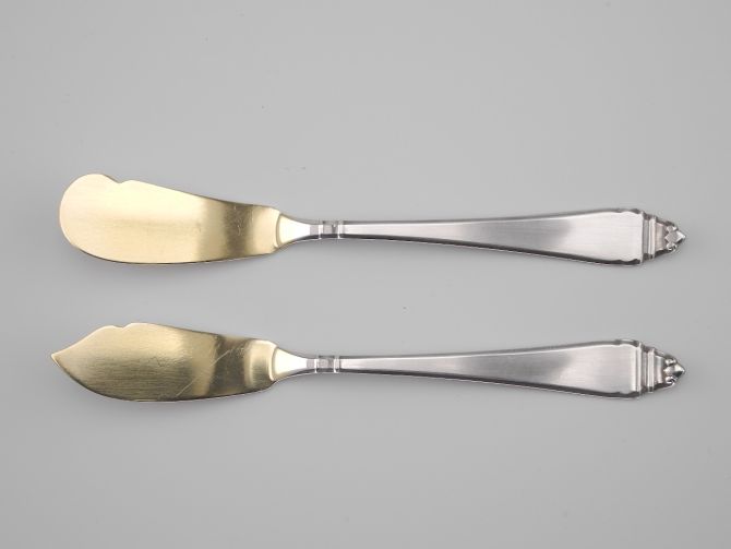 BSF Modell 92 versilbert 90 Butter & Käsemesser