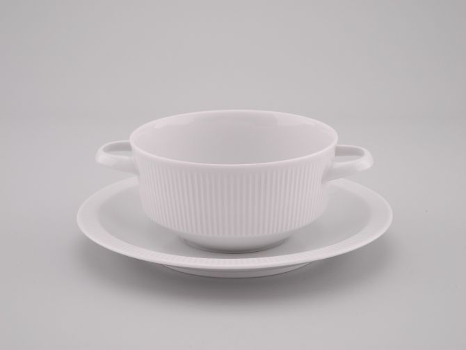 Arzberg 2075 uni weiss Suppentasse
