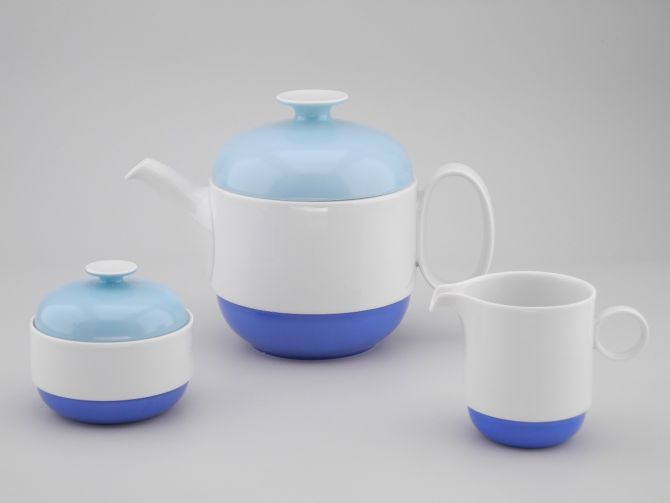 Rosenthal Duo Metric blau Teeservice