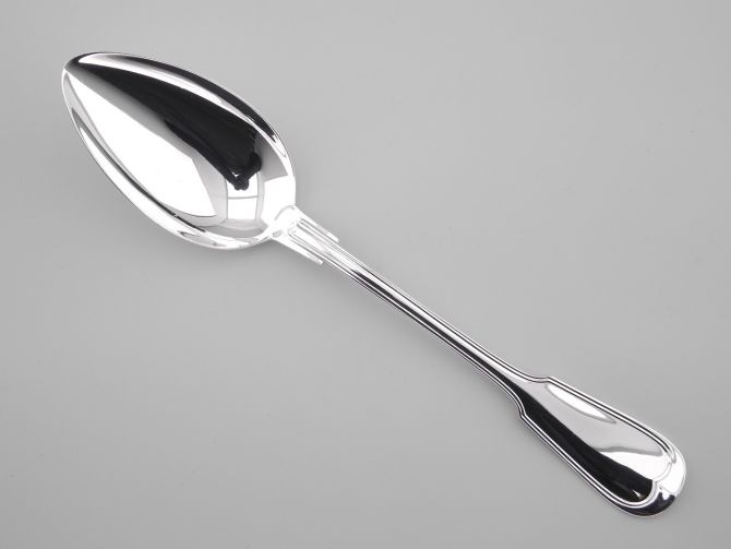 WMF Augsburger Faden 800 Silber Gemüselöffel