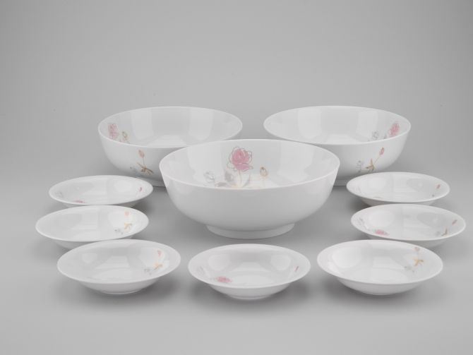 Rosenthal Form E Margaret Rose Schalensatz