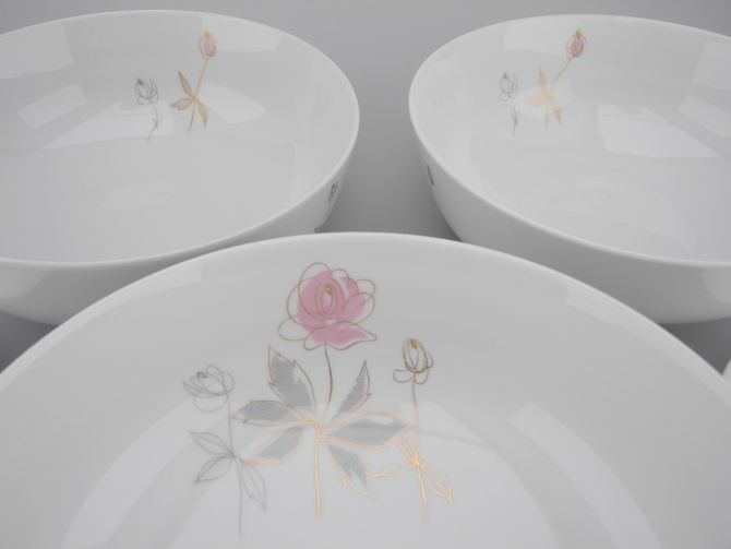 Rosenthal Form E Margaret Rose Schalensatz