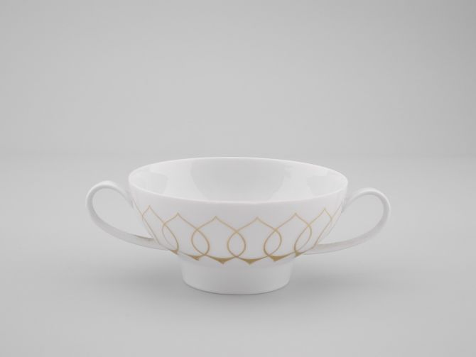 Rosenthal Lotus Goldsilhouette Suppentasse Obere