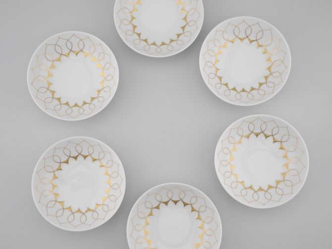 Rosenthal Lotus Goldsilhouette Dessertschale Set