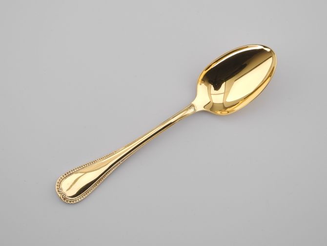 Christofle Malmaison Gold Dessertlöffel