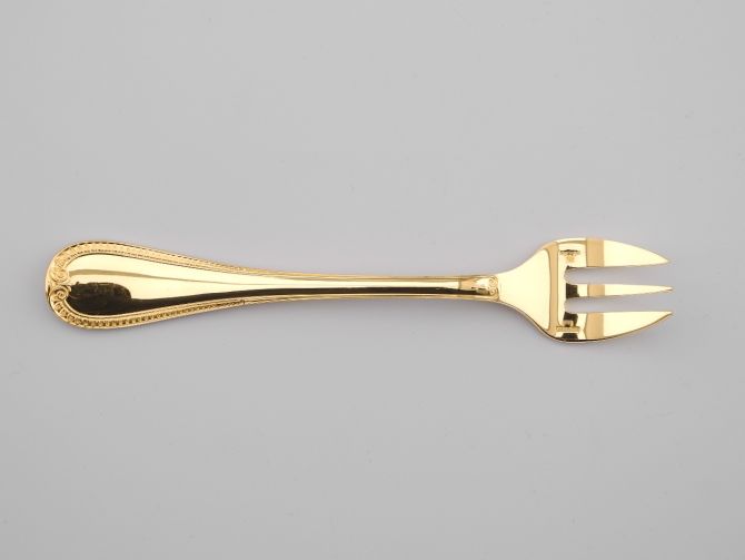 Christofle Malmaison Gold Austerngabel