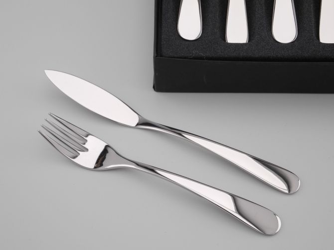 WMF Corio Cromargan Fischbesteck 6P
