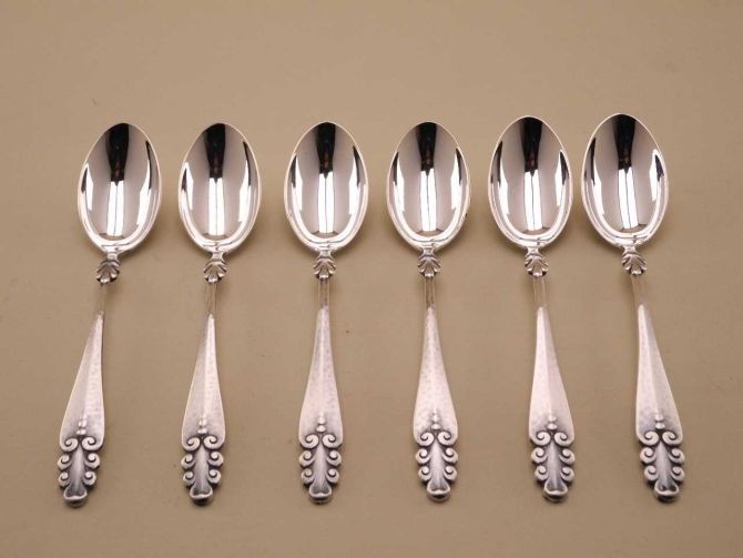 Wilkens Schloss Kronborg 800 Silber Kaffeelöffel Set