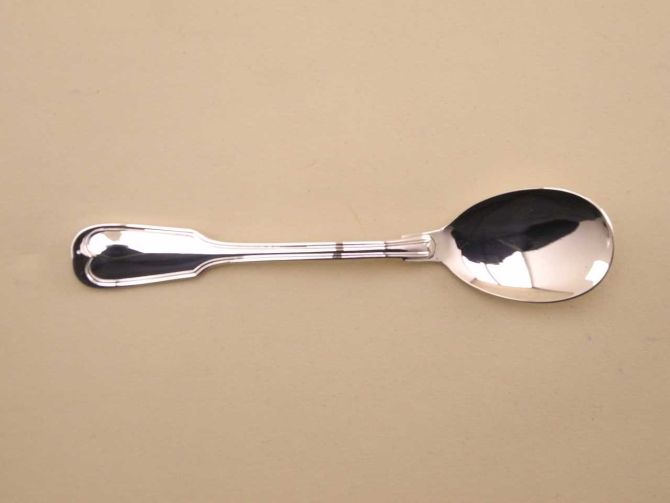 WMF Augsburger Faden versilbert 90 Zuckerlöffel
