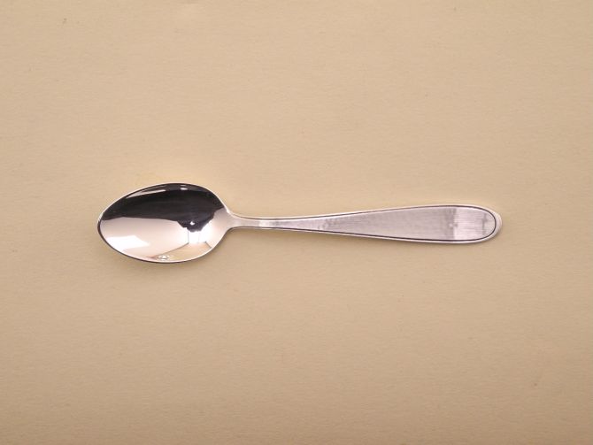 Mokkalöffel Espressolöffel aus der Serie 7200 Hammerschlag 90 Auflage versilbert von WMF