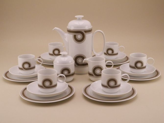 Rosenthal Duo Baltic Mokkaservice 6 Personen