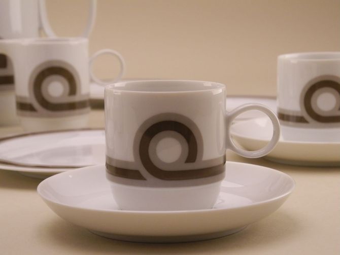 Rosenthal Duo Baltic Mokkaservice 6 Personen